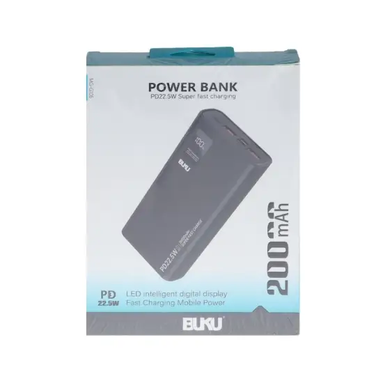 تصویر پاوربانک بوکو 22.5 وات مدل MG-G106 ظرفیت 20000 میلی آمپر ساعت