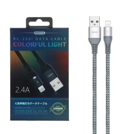تصویر کابل تبدیل USB به لایتنینگ ریمکس مدل RC-152i