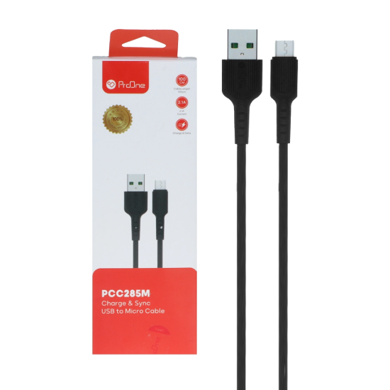 تصویر کابل تبدیل USB به MicroUSB پرووان مدل PCC285M