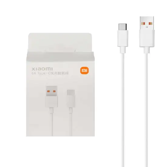 تصویر کابل تبدیل USB به USB-C مدل 6A Turbo طول 1 متر