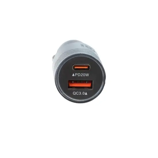 تصویر شارژر فندکی 120 وات دو پورت مدل XM-02