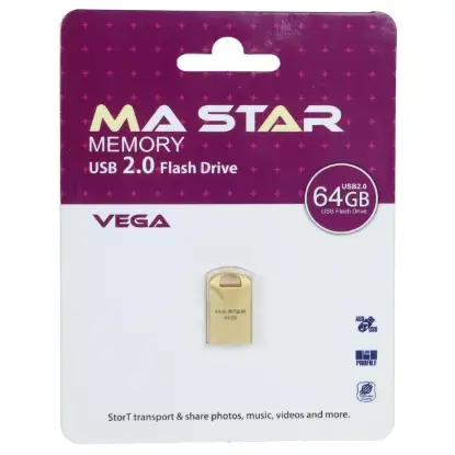 نمایش جزئیات فلش مموری ام ای استار مدل  Vega USB 2.0 ظرفیت 64 گیگابایت