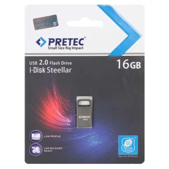 تصویر فلش مموری پرتک مدل i-Disk Steelar USB 2.0 ظرفیت 16 گیگابایت