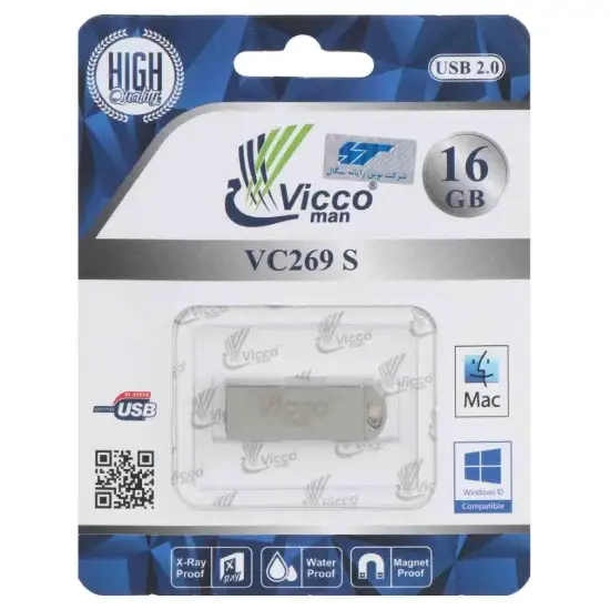 تصویر فلش‌ مموری ویکومن مدل VC269 S USB2.0 ظرفیت 64 گیگابایت