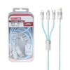 کابل تبدیل USB به USB-C | microUSB | لایتنینگ تسکو مدل TCT 111 به طول 1.2 متر - تصویر چهارم