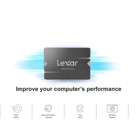 تصویر اس اس دی اینترنال لکسار مدل NS100 ظرفیت 128GB