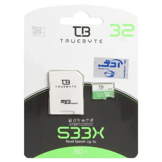 تصویر کارت حافظه microSDHC تروبایت مدل UHS-I U1 80MB/S-533X ظرفیت 32 گیگابایت