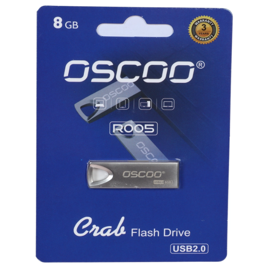 تصویر فلش مموری OSCOO USB2.0 مدل R005 ظرفیت 8 گیگابایت