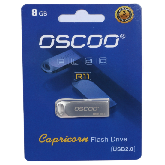 تصویر فلش مموری OSCOO USB2.0 مدل R11 ظرفیت 8 گیگابایت