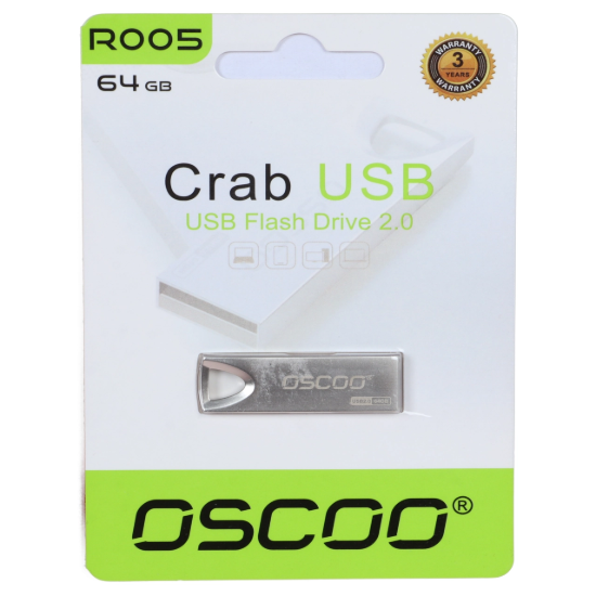 تصویر فلش مموری اوسکو مدل R007 USB2.0 ظرفیت 64 گیگابایت