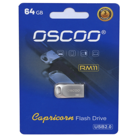 تصویر فلش مموری اوسکو مدل RM11 USB2.0 ظرفیت 64 گیگابایت