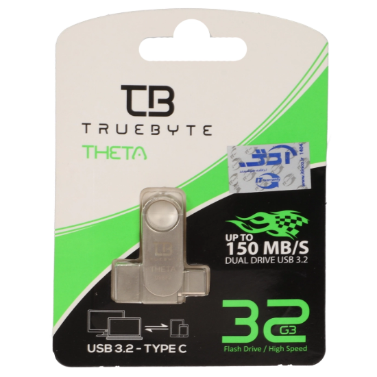 تصویر فلش مموری تروبایت مدل THETA USB3.2 ظرفیت 32 گیگابایت