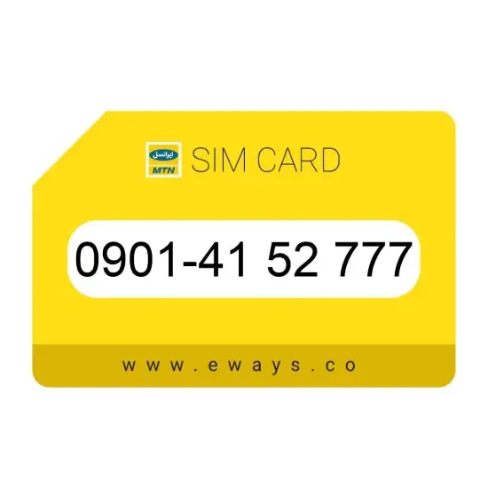 تصویر سیم کارت رند اعتباری ایرانسل 09014152777