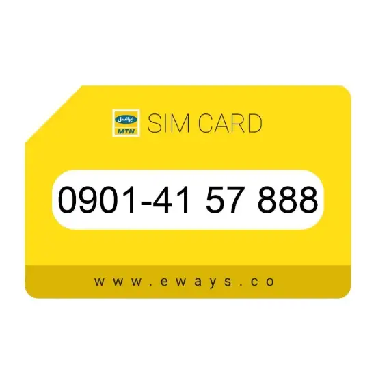 تصویر سیم کارت رند اعتباری ایرانسل 09014157888