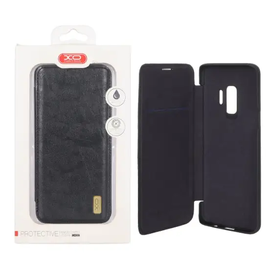 تصویر کیف گوشی موبایل چرمی ایکس او مدل داخل مخمل