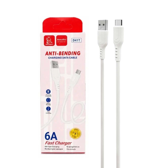 تصویر کابل تبدیل USB به USB-C دنمن مدل D41T