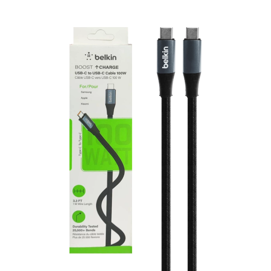 تصویر کابل تبدیل USB-C به USB-C بلکین مدل X-700C