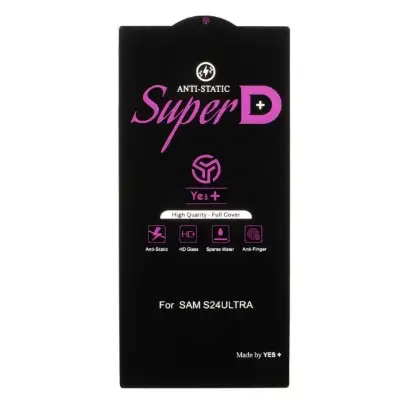 نمایش جزئیات گلس گوشی موبایل شیشه ای یس پلاس مدل Super D Anti Static