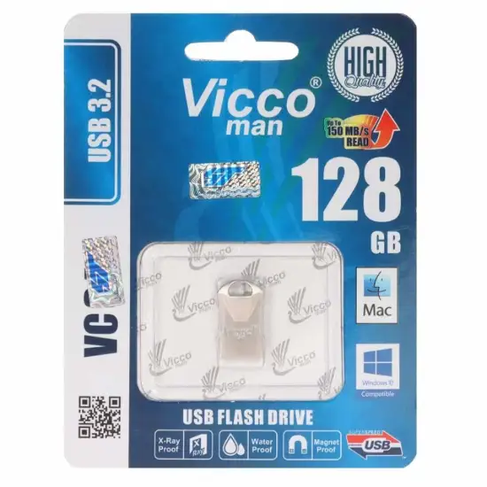 تصویر فلش مموری ویکومن مدل VC300 S USB3.2 ظرفیت 128 گیگابایت